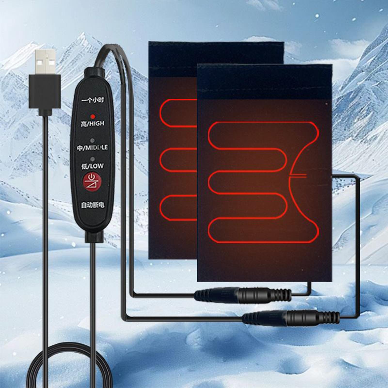 Cycling Gear Temperature - Ogrzewane manetki motocyklowe 5V, nakładki na