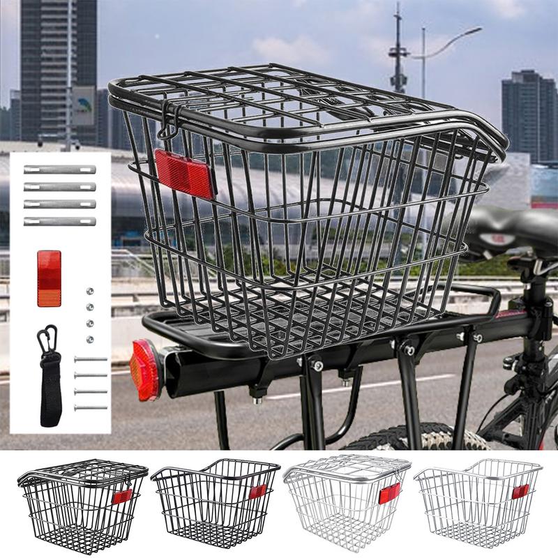 Cycling Gear Shelf - Tylny kosz rowerowy Metalowy stojak rowerowy
