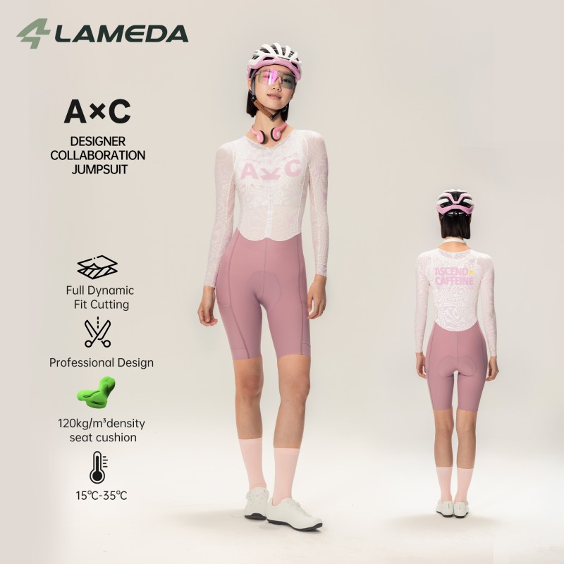 Cycling Gear For Sale - Kombinezon rowerowy damski LAMEDA z długim