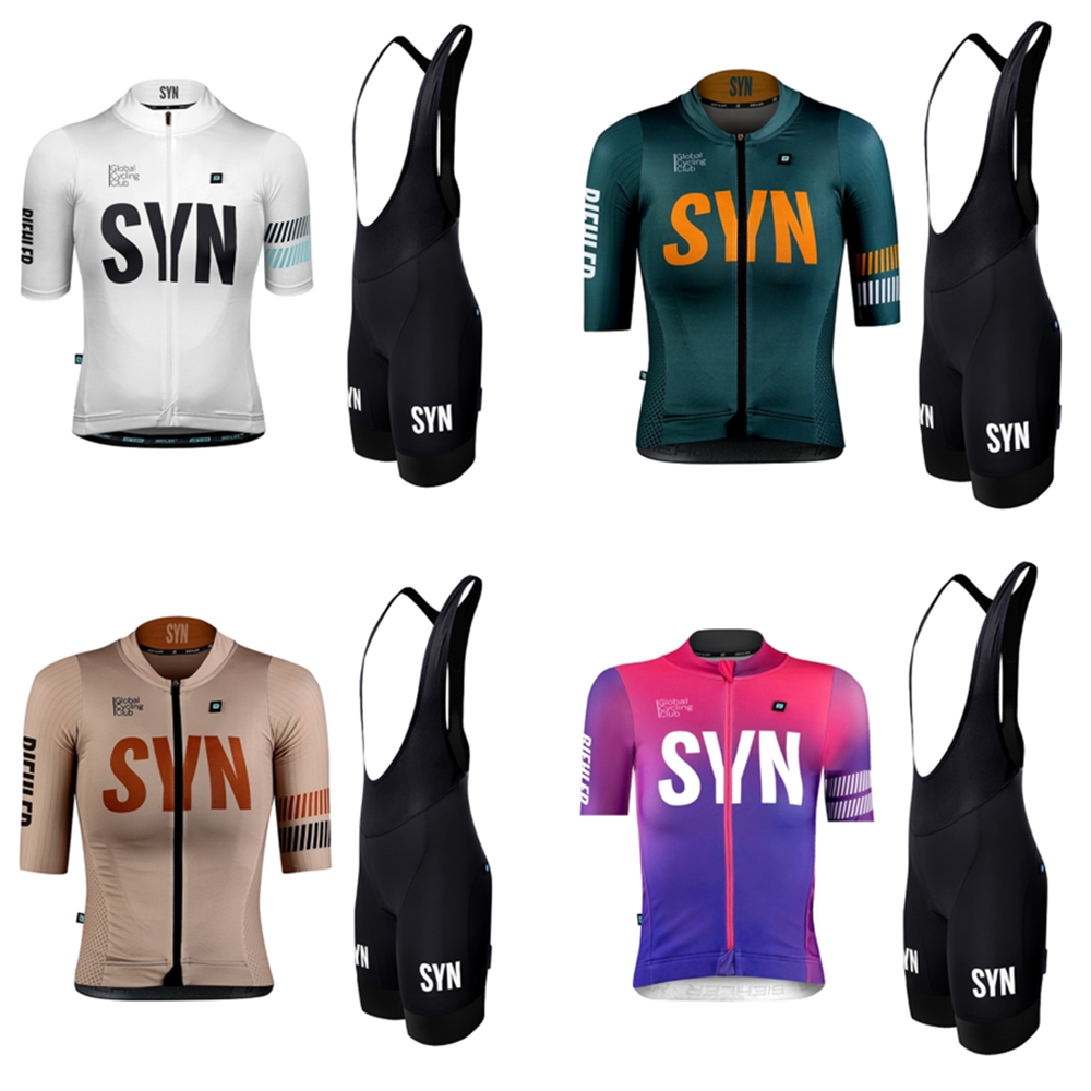Cycling Bib Shorts - Letni zestaw kolarski zespołu SYN damski