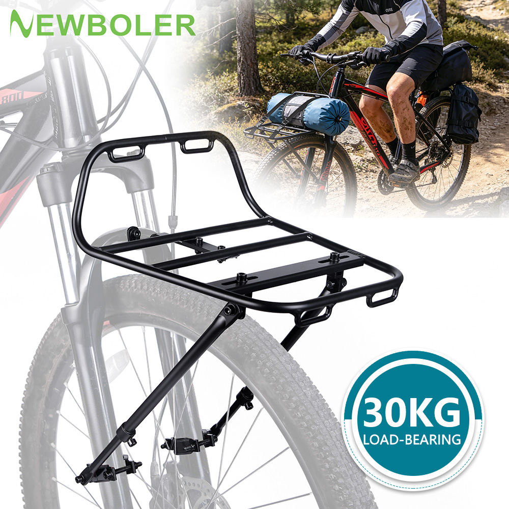 Cycling Gear Shelf - NEWBOLER Aluminiowy Bagażnik Przedni do Roweru