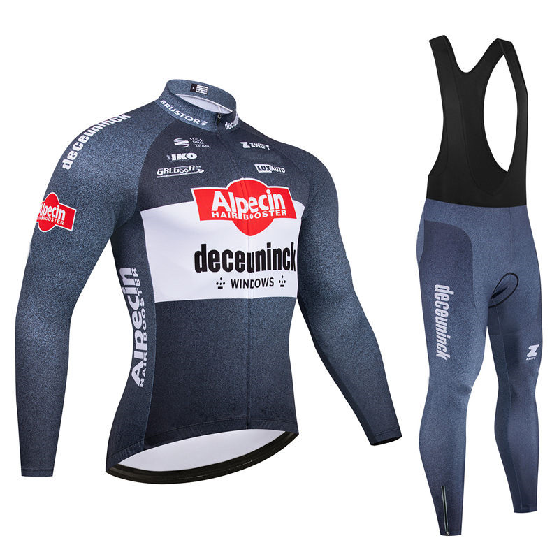 Cycling Bib Shorts - Alpecin Team Męska koszulka kolarska z