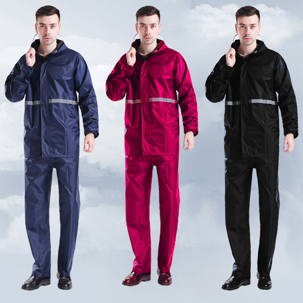 Cycling Gear Women Sale - Wodoodporny, odblaskowy kombinezon przeciwdeszczowy rowerowy dla