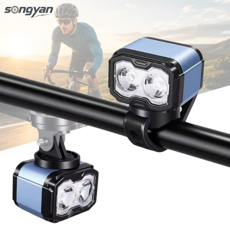 Cycling Gear Stand - Przednia lampka rowerowa ESLNF z cyfrowym