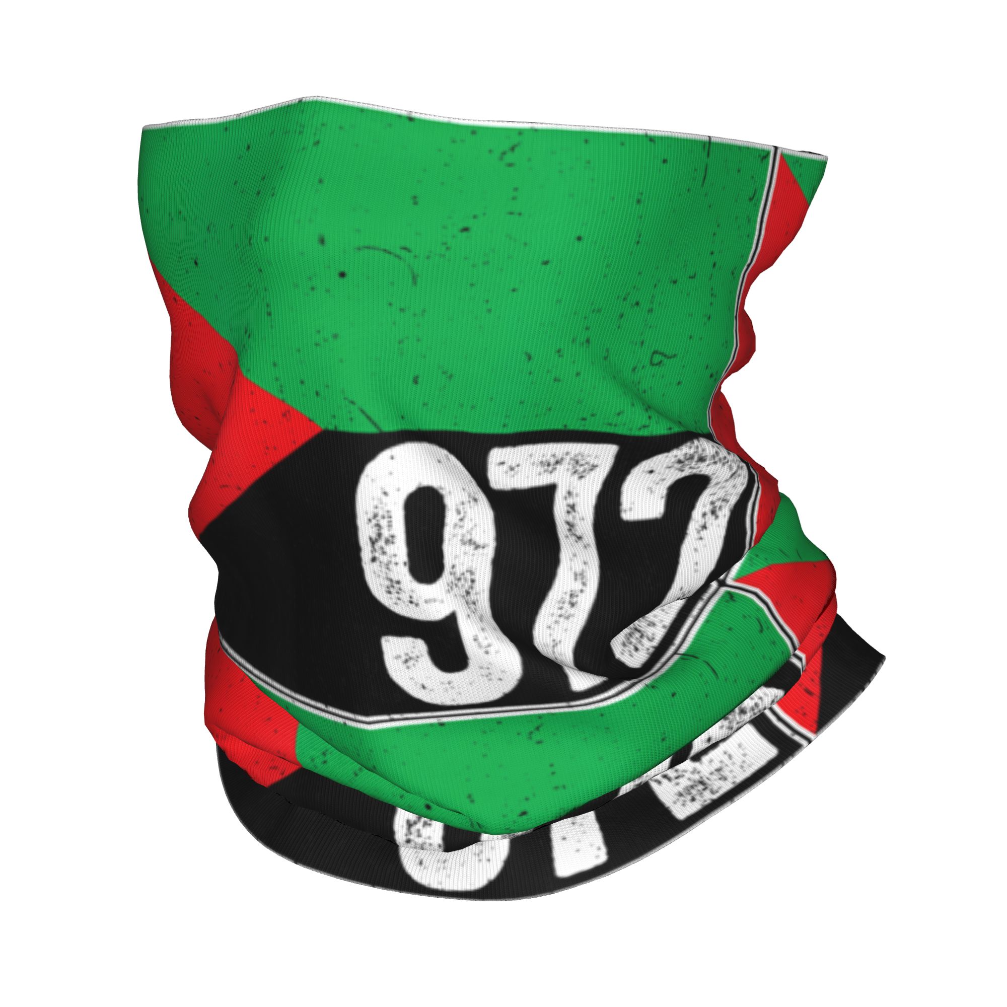 Cycling Headwear - Martynika 972 Madinina Flaga Bandana Ochraniacz