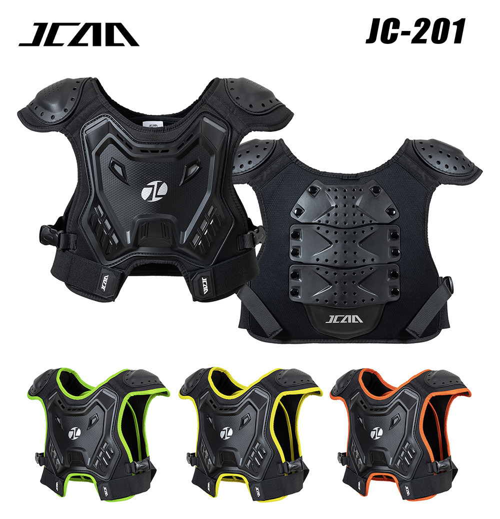 Cycling Gear Kids - Dziecięca kamizelka ochronna do motocrossu, ochraniacze