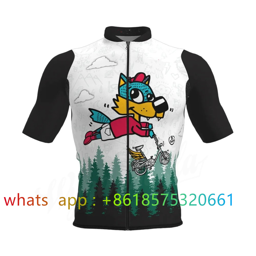 Cycling Gear Kids - Nowa dziecięca koszulka kolarska letnia rower