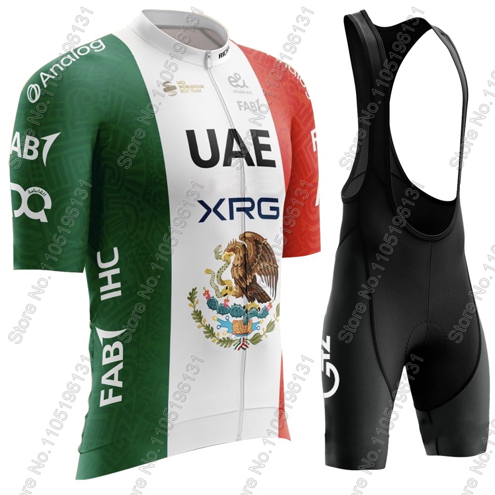 Zestaw kolarski UAE Meksyk 202 – Cycling Bib Shorts recenzja i cena