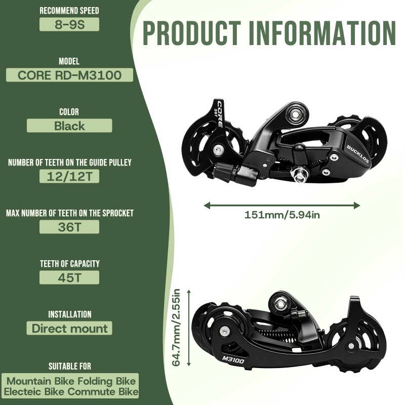BUCKLOS 8S 9S MTB Tylny Przerz – Cycling Gear Stand recenzja i cena
