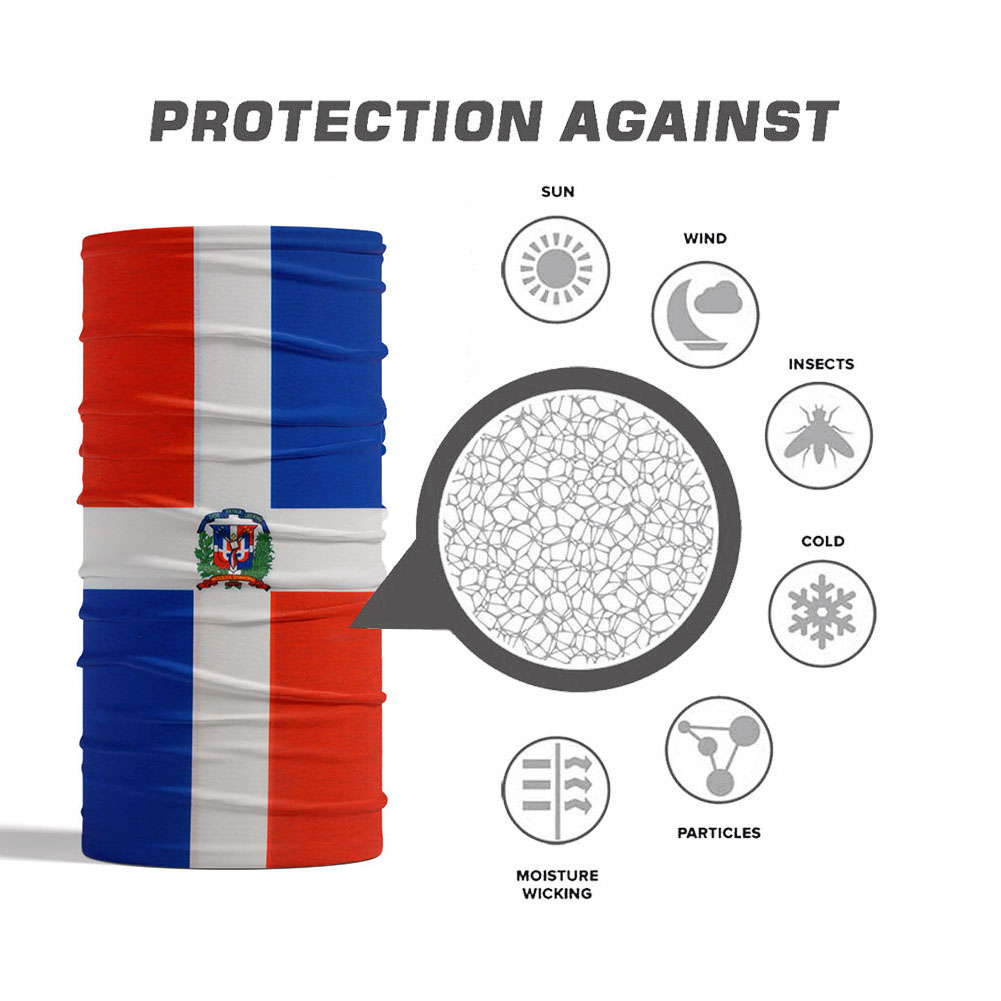 Dominica flaga narodowa Bandan – Cycling Headwear recenzja i cena