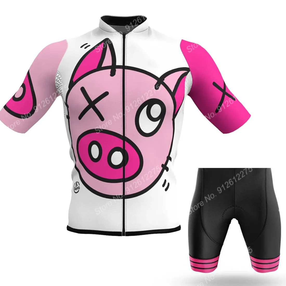 Zestaw Cartoon Comic Pig 2023  – Cycling Bib Shorts recenzja i cena