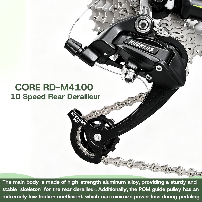 BUCKLOS 10-biegowa przerzutka  – Cycling Gear Stand recenzja i cena