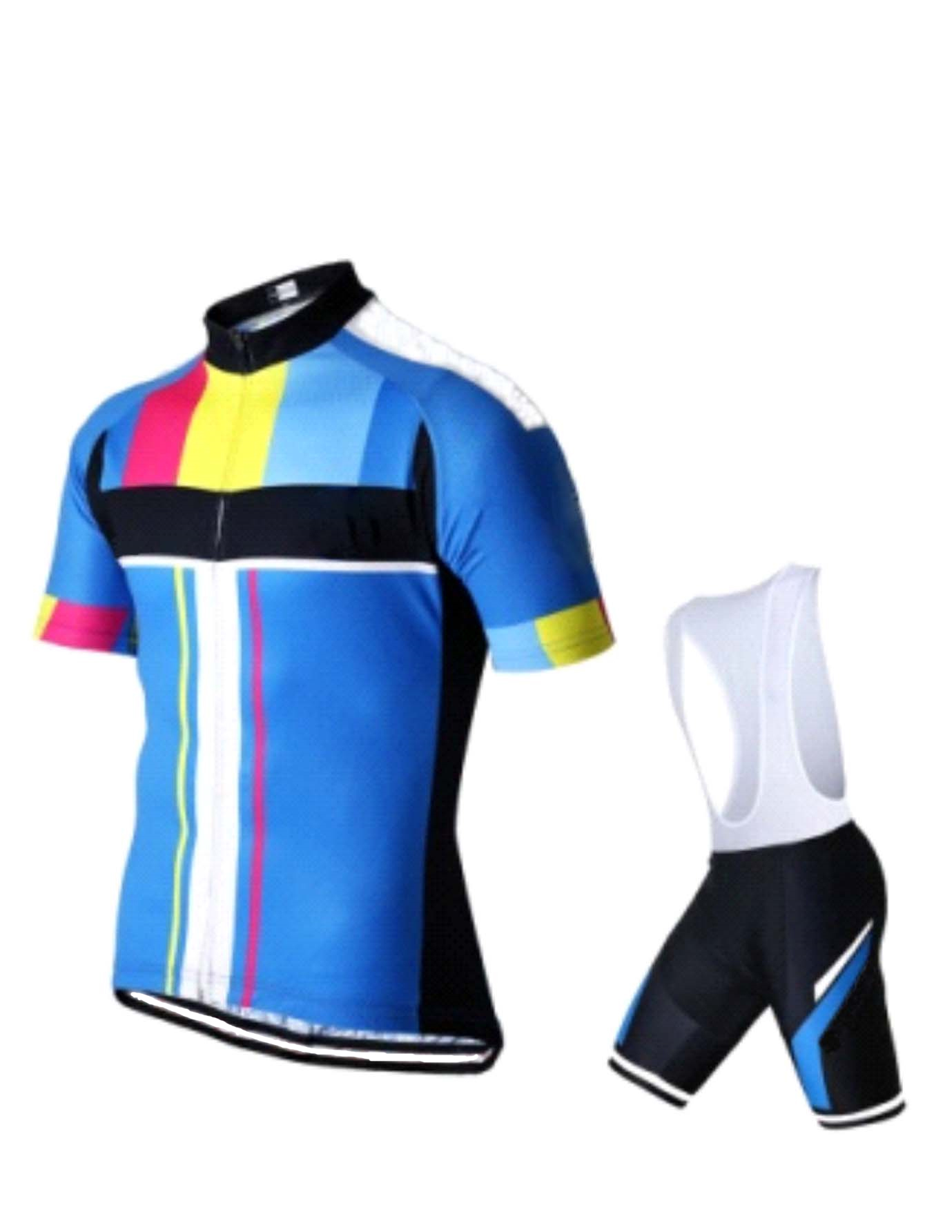 Męski zestaw kolarski: koszulk – Cycling Gear For Sale recenzja i cena