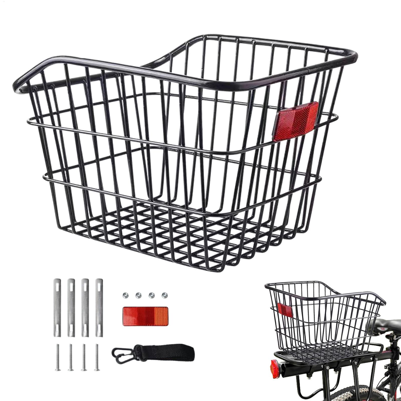 Metalowy duży koszyk rowerowy  – Cycling Gear Shelf recenzja i cena