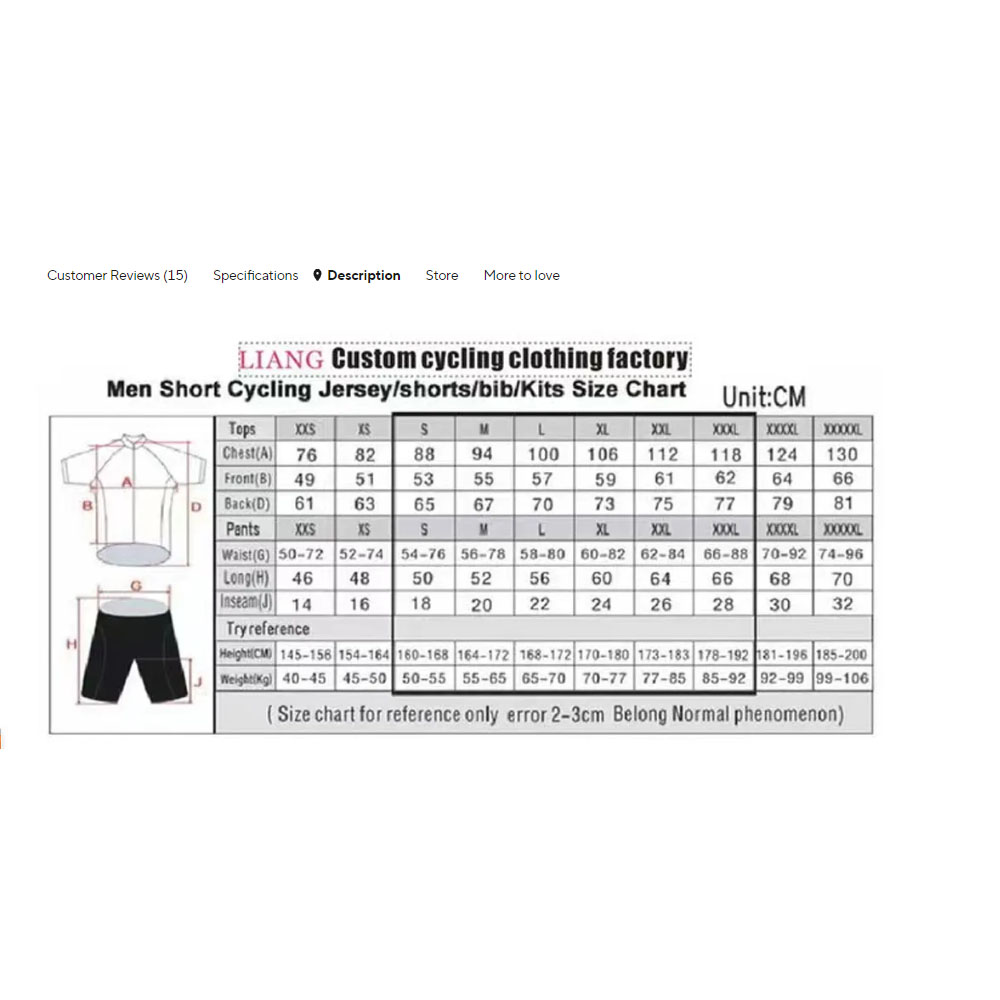 Zestaw kolarski reprezentacji  – Cycling Bib Shorts recenzja i cena