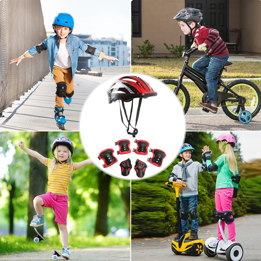 7-częściowy zestaw ochraniaczy – Cycling Gear Kids recenzja i cena
