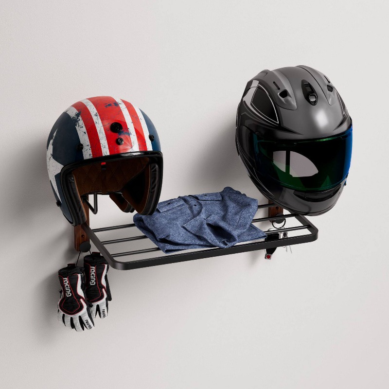 Wielofunkcyjny uchwyt ścienny  – Cycling Gear Shelf recenzja i cena