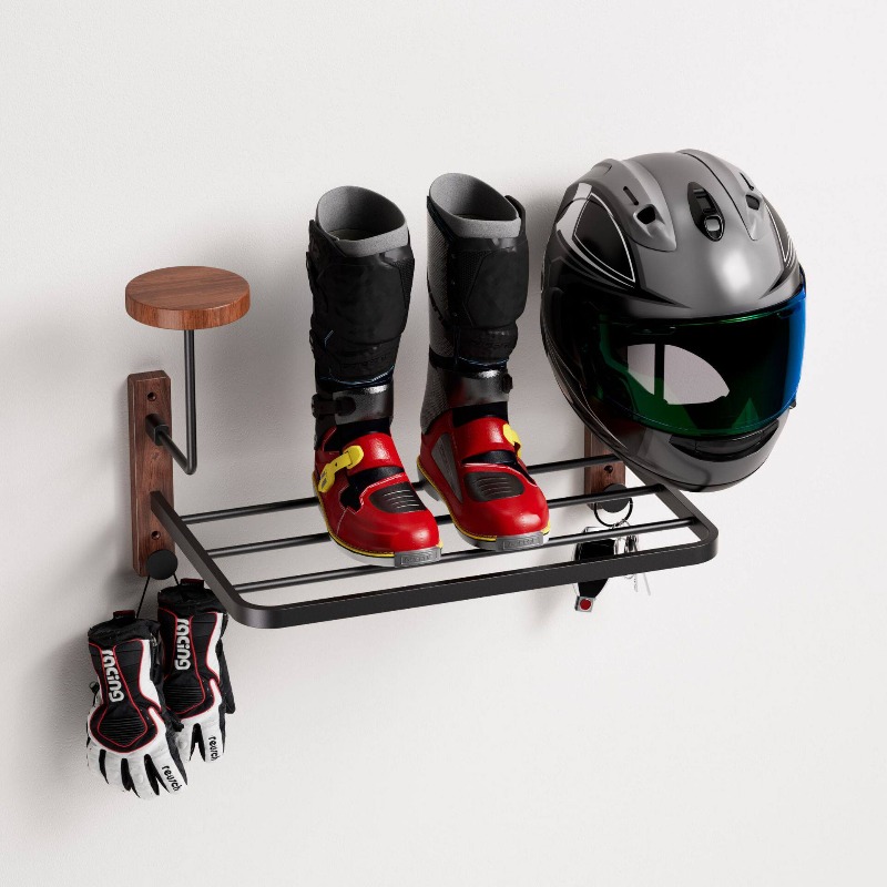 Wielofunkcyjny uchwyt ścienny  – Cycling Gear Shelf recenzja i cena